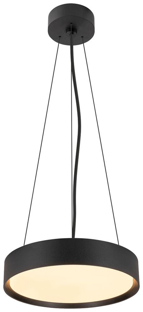 LED-Decken-/Wandleuchte SLV DECONA 30 18W 1450lm 927/930 IP44 DIM Ø300 schwarz