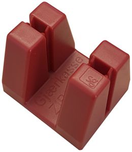 Aiuto per montaggio SG Zip 6×5×5mm materiale sintetico rosso