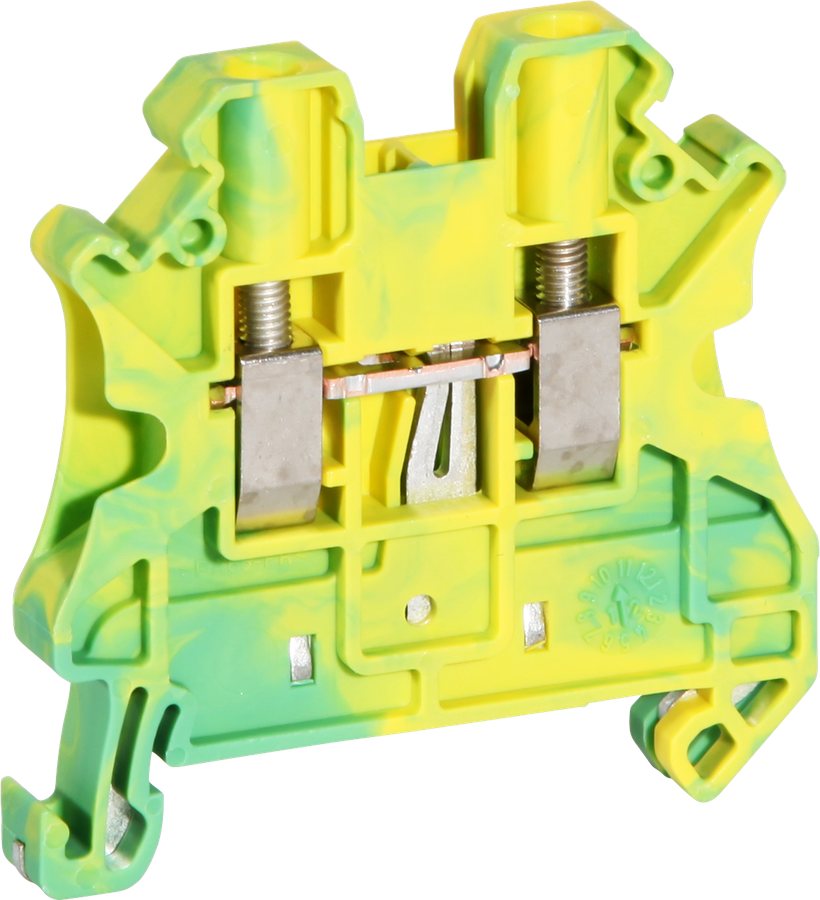 Borne de jonction 0.14…6mm² vert/jaune AWG26…10