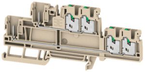 Morsetto di passaggio componibile WM SPGTB 2.5 2T 6C/2 2.5mm² 3×2 DIN35 be