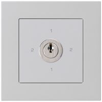 Interruttore rotativo INC kallysto.pro 3/1L grigio chiaro con serratura Kaba 8