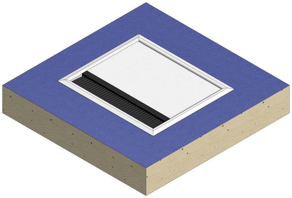 Bodendurchführung DAK 200×170×25mm Aluminium