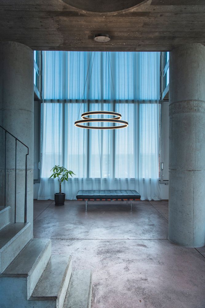 LED-Pendelleuchte SLV ONE DOUBLE UP/DOWN DALI 55W 2100lm 3000/4000K schwarz