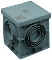 Bodendose PM KSR-Quadro 300×300 grau