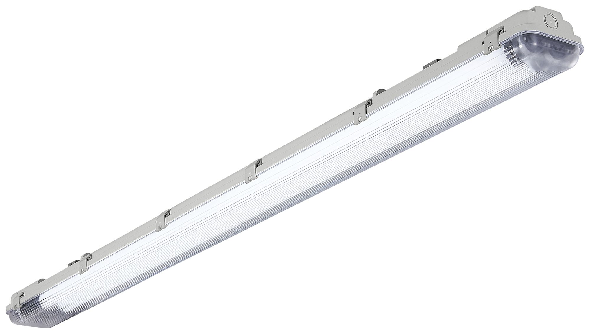 Feuchtraumleuchte Sylvania SYLPROOF G13 2×13W 3100lm 865 IP65 1280×99mm grau