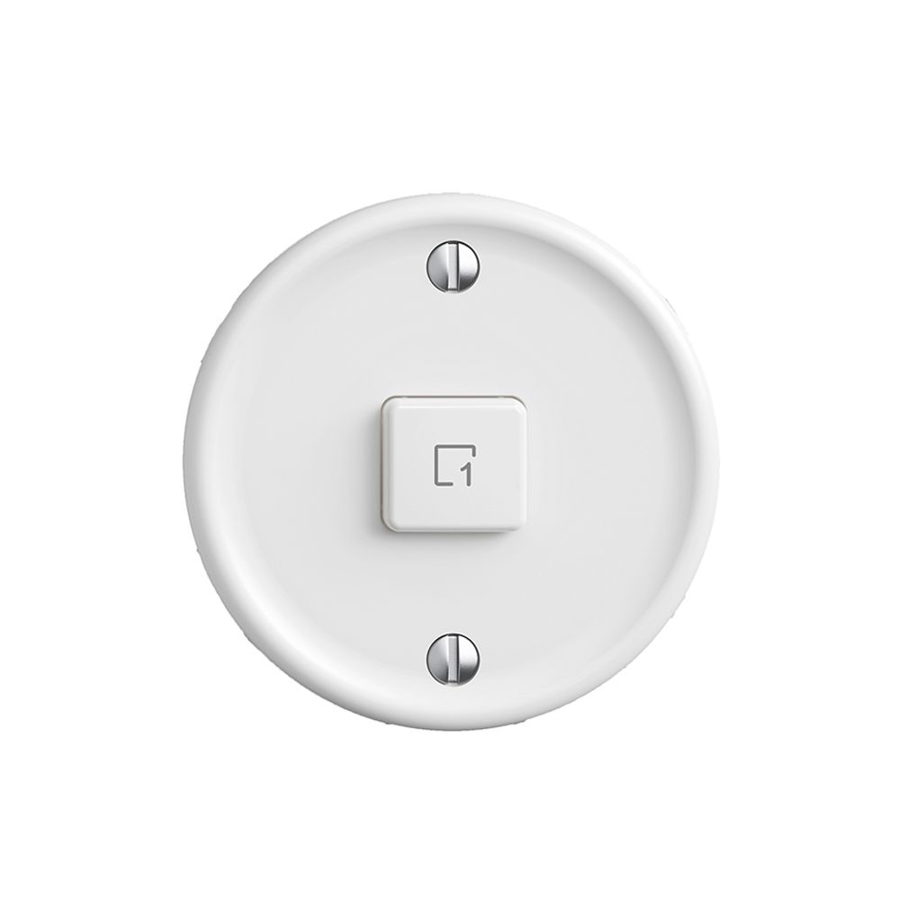 Kit recouvrement pour poussoir scène 1 scène/1T Sdue Wiser blanc