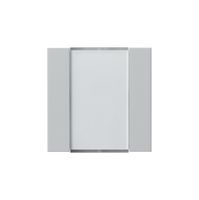 Frontset Hager kallysto 2×KNX hellgrau