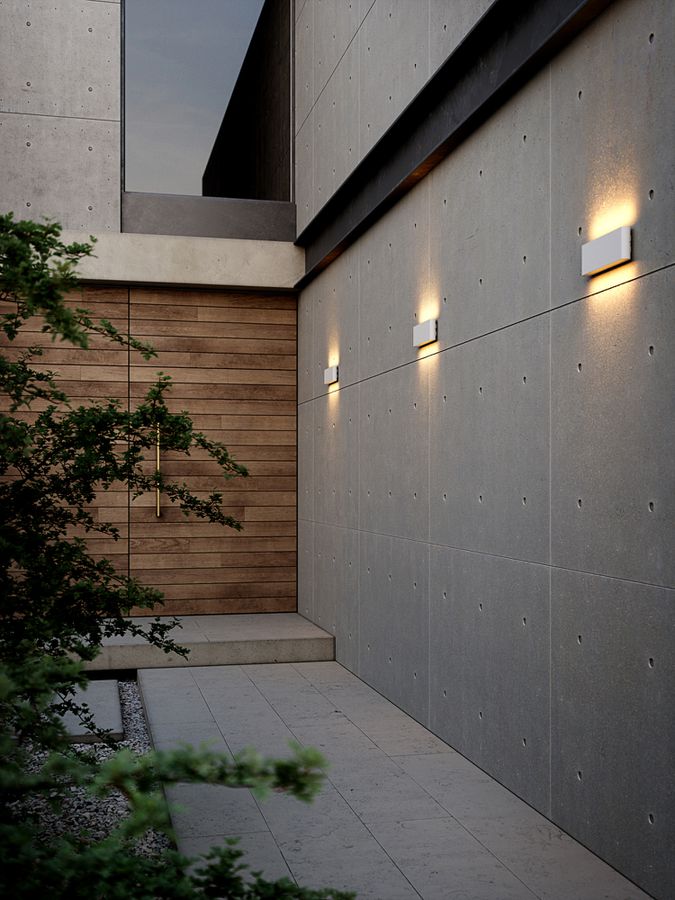 Applique LED Nordlux Kinver 26 10W 990lm 3000K IP54 260×90mm blanc