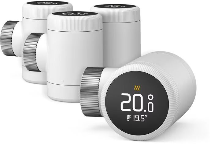 Thermostat intelligent X tado°,  servomoteur, Matter, pack de 4