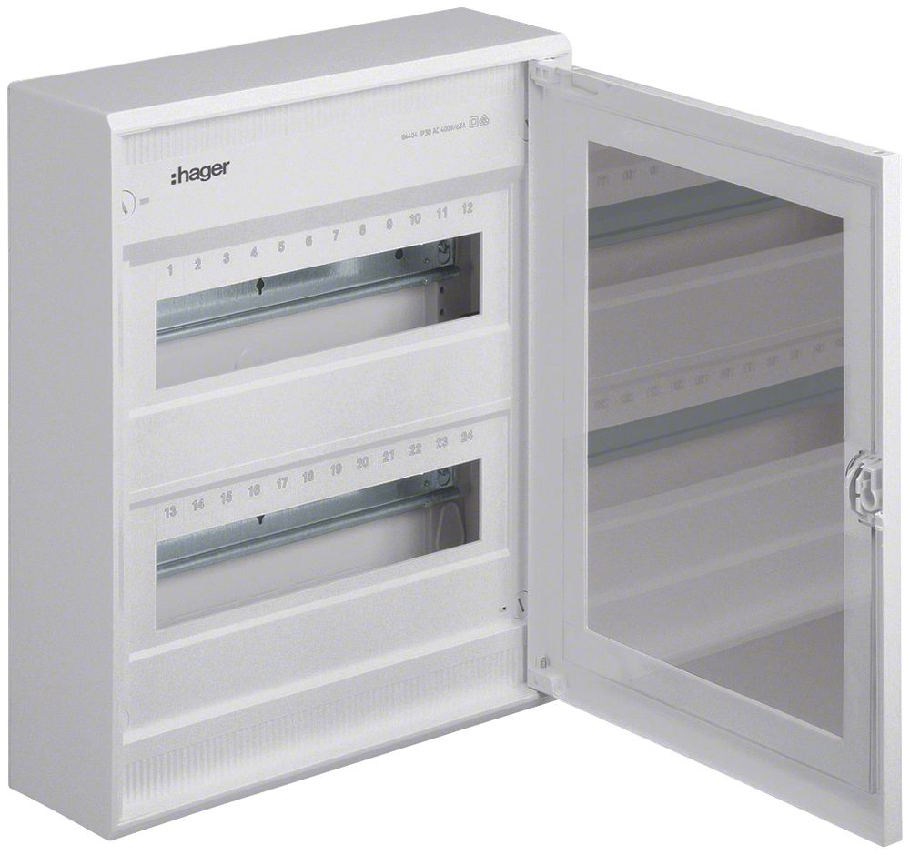 Verteiler Tehalit 24 Module hellgrau