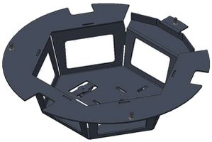 Gehäuse Woertz zu DAK 8845/8841 6 FLF liegend leer