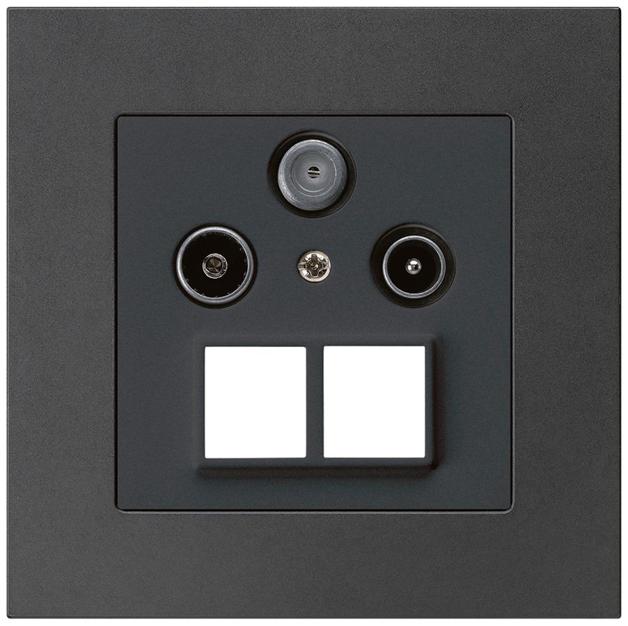 UP-Antennendose R/TV/SAT HMS kallysto.pro schwarz