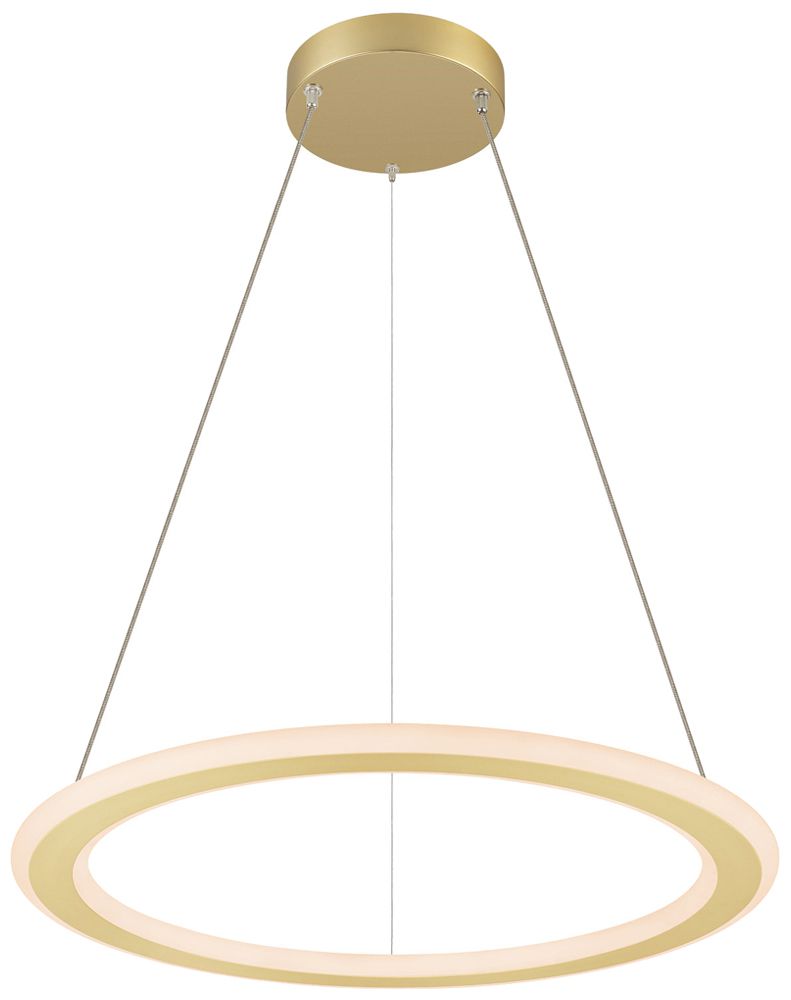 LED-Pendelleuchte SLV ONE FLAT 23W 1700lm 927/930 DIM Ø600 Messing