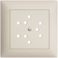 Kit frontale INC EDIZIOdue crema 88×88mm 3×T12 con lente