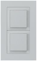 Combinaison ENC kallysto.pro grd.I-I verticale 2×poussoir gris clair