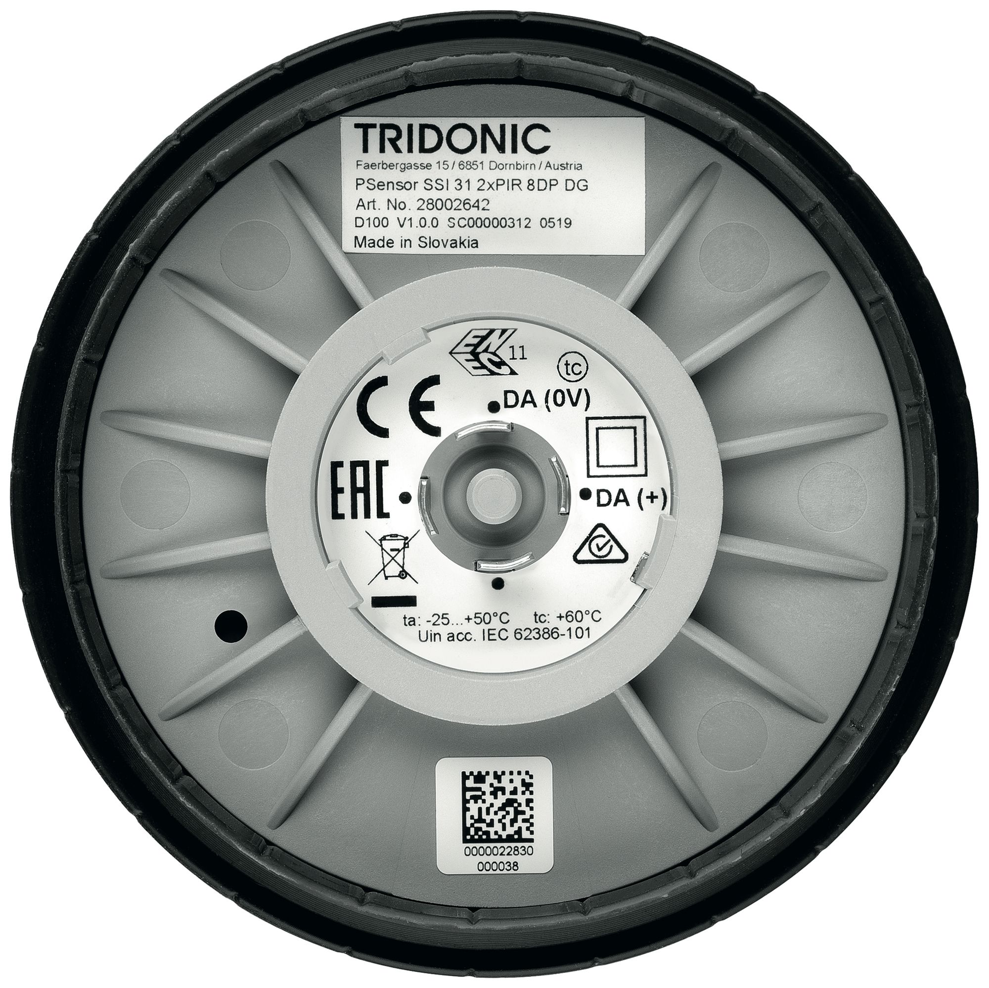 Bewegungssensor Tridonic PSensor SSI IR-Sensor Ø82.7×57.3mm