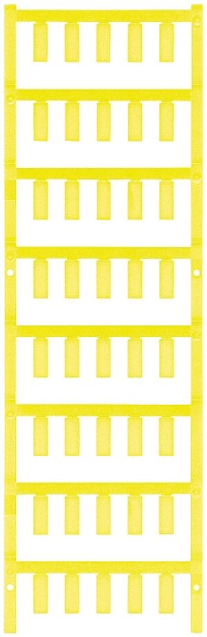 Marqueur d'appareil Weidmüller MultiCard ESG auto-adhésive 15×6mm PA66 jaune