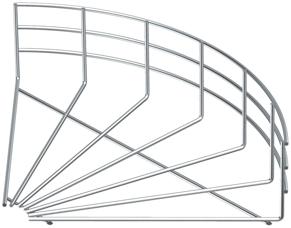 Coude 90° Bettermann 105×100mm zingué à chaud par immersion
