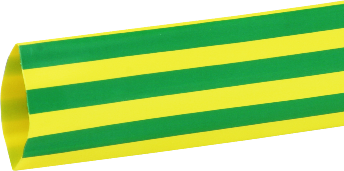 Gaine rétractable DCPT 26mm vert/jaune