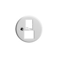 Disco frontale Standard bianco per presa DSL a banda larga