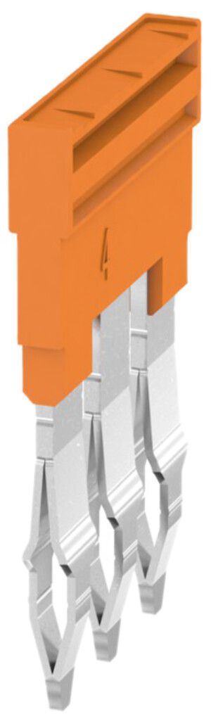 Connessione trasversale WM ZQV 4N/3 inserito 3L 6.1mm isolato 32A arancione