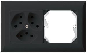 Combinaison ENC kallysto.line grd.I-I horizontale 3×type 13+vide noir