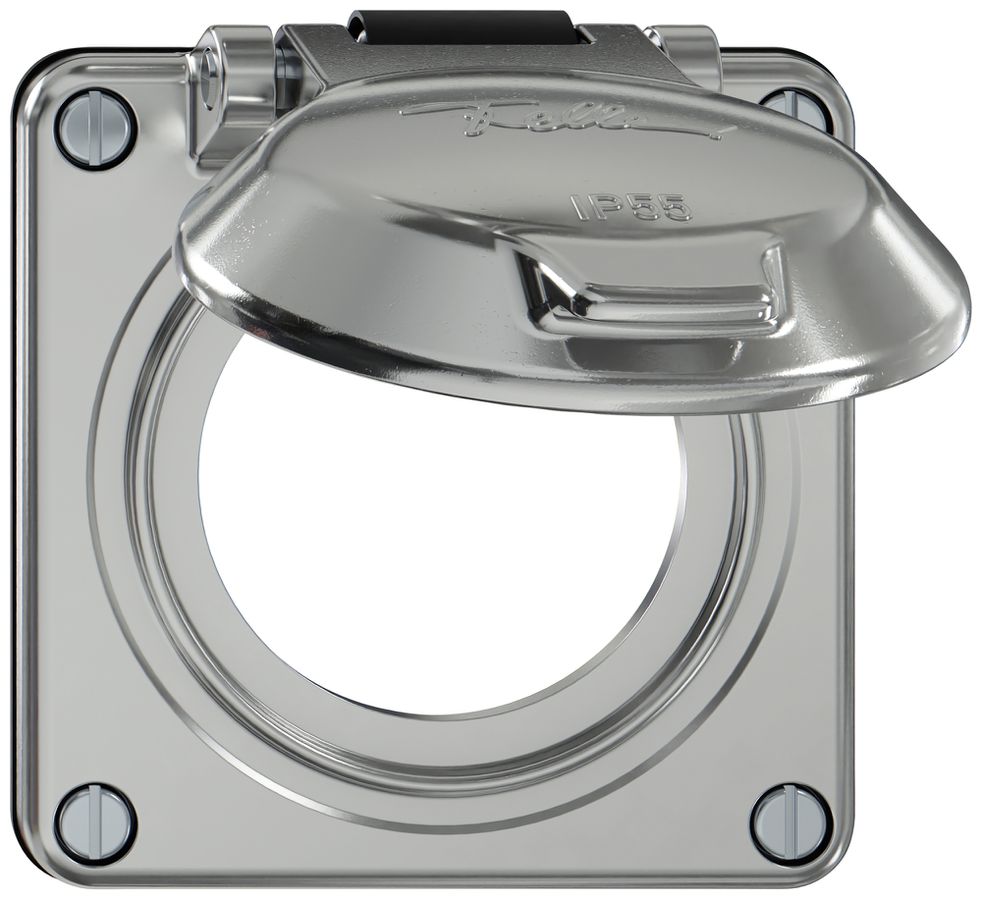 Parte superiore ELEMENT SNAPFIX® c.coperchio asse e molla isolati Ø53mm all