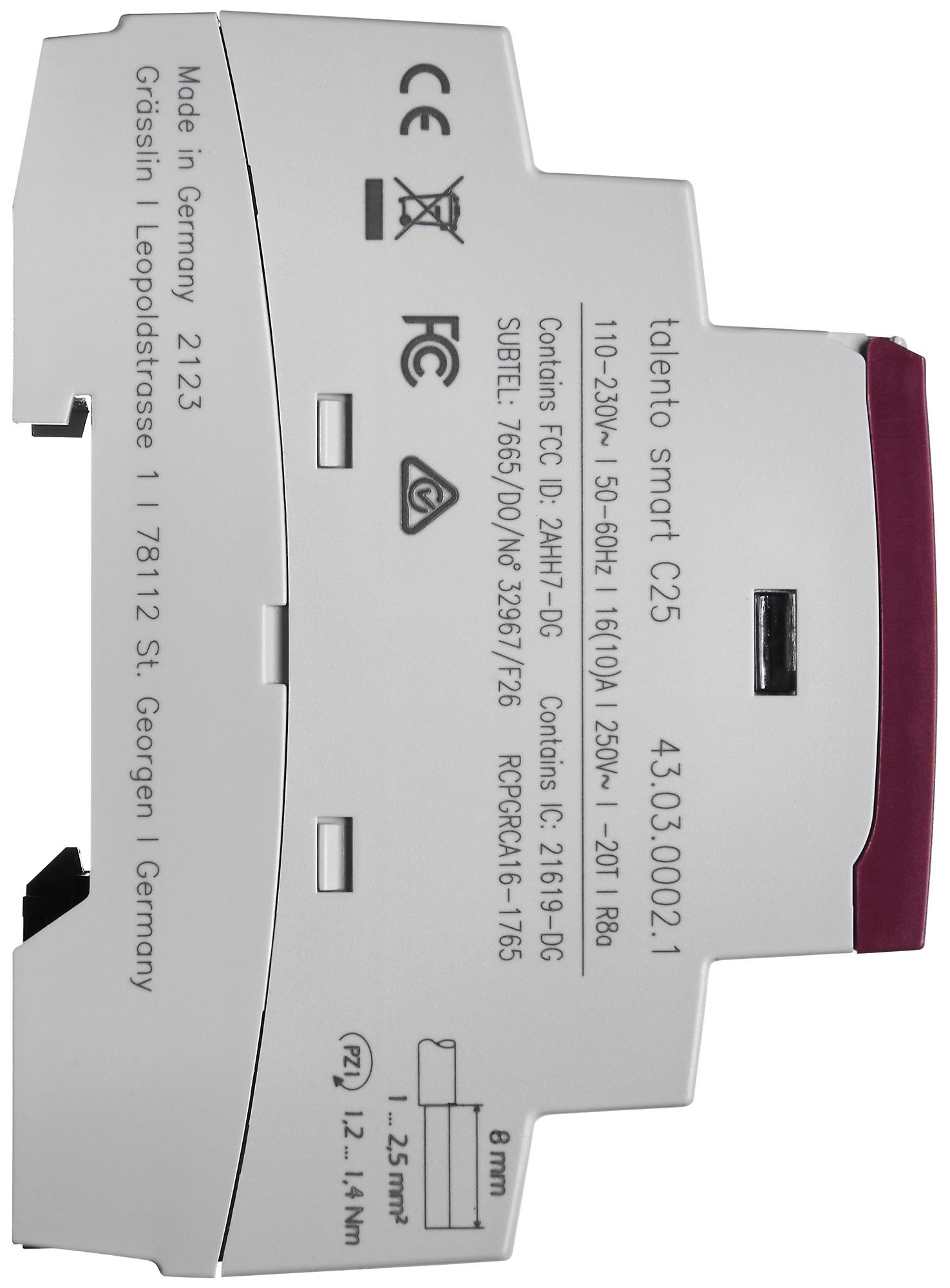 Minuteur digital AMD talento smart C25, 2 canaux 110/230VAC