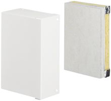 Endstück tehalit FWK 3E E30 100×160mm, verkehrsweiss