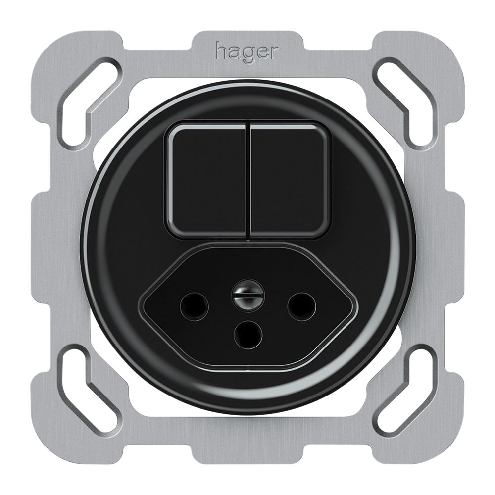 UP-Kombination origin Sch 3+AR + 1×Typ 13 77×77mm schwarz