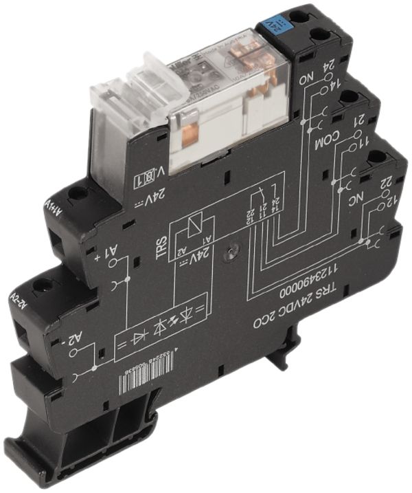 Relaiskoppler TERMSERIES TRS 12VDC LED grün 2W 250VAC 8A Schraub