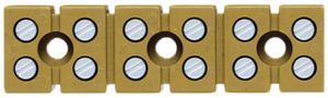 Morsettiera Weidmüller MK connessione a vite 2.5mm² 400V 24A 6L 54.25mm giallo