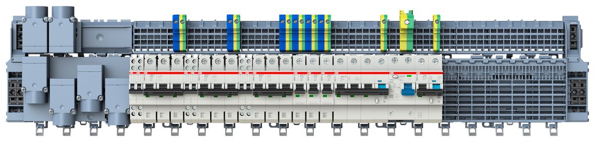 Stecksockel SMISSLINE TP Power Bar System 250A, 8 Module