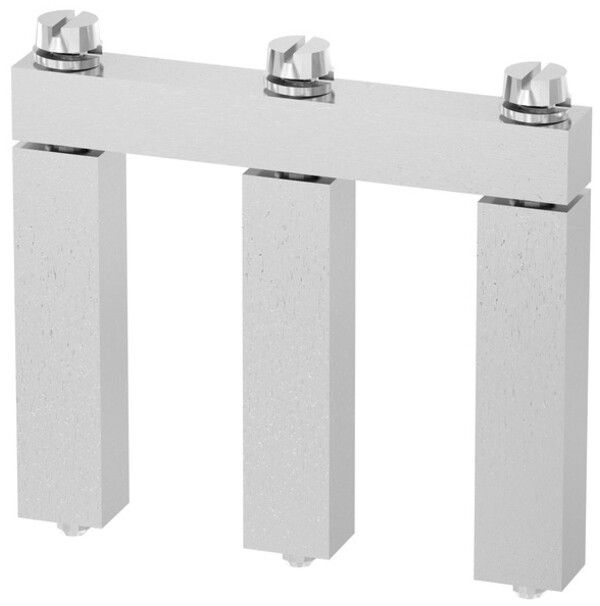 Connexion transversale Weidmüller WQV 120/3 vissé 3L pas 32mm 292A gris argenté