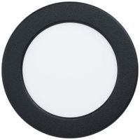 LED-Downlight Eglo FUEVA 5W 0…620lm 2700…6500K IP44 DIM Ø120×40mm schwarz