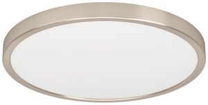 LED-Deckenleuchte Eglo FUEVA 21W 0…2850lm 2700…6500K IP44 DIM Ø389×25mm Nickel