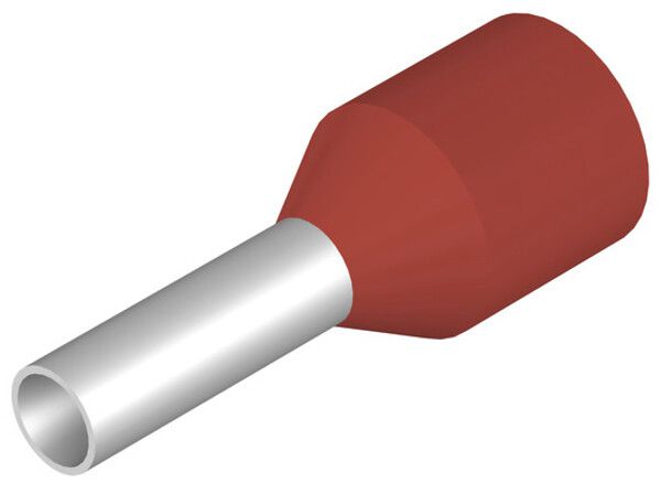 Estremità di cavo Weidmüller H isolata 1.5mm² 6mm rosso sciolto