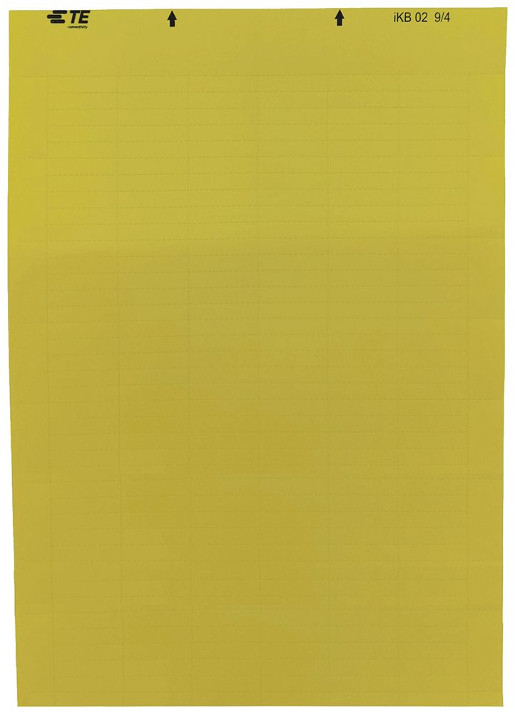 Beschriftungsetiketten IKB 02 ws/gb, Bogen à 240 Etiketten