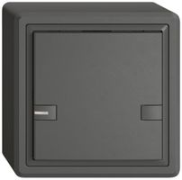 AP-Universaltaster EDIZIO.liv UNI SNAPFIX® 12…48V m.LED blau 1× 2-Tbed.dgu