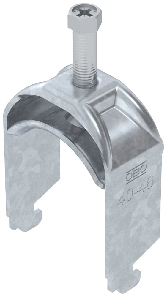 Fixation rapide BET 2056 pied à N métal 40…46mm 1×câble acier Zn-ch-im