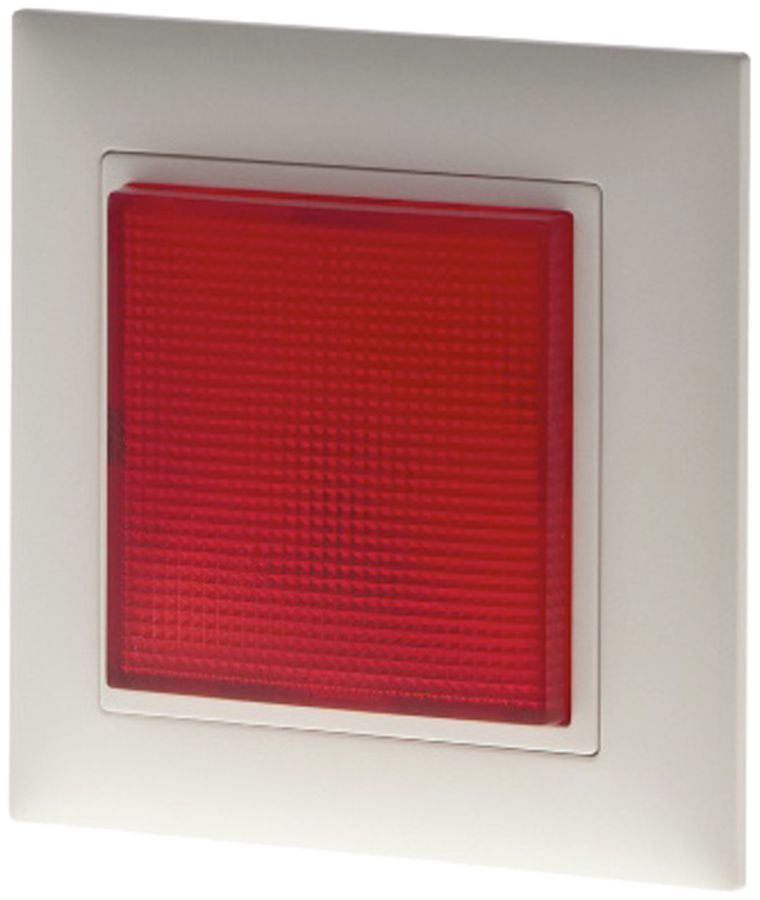 UP-Blitzleuchte EDIZIOdue rot 24VUC Hugentobler Typ 16 flach