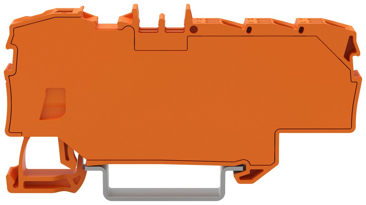Bloc de distribution WAGO TOPJOB S 1P 41A 1×entr 10mm² 6×sort 2.5mm² ora