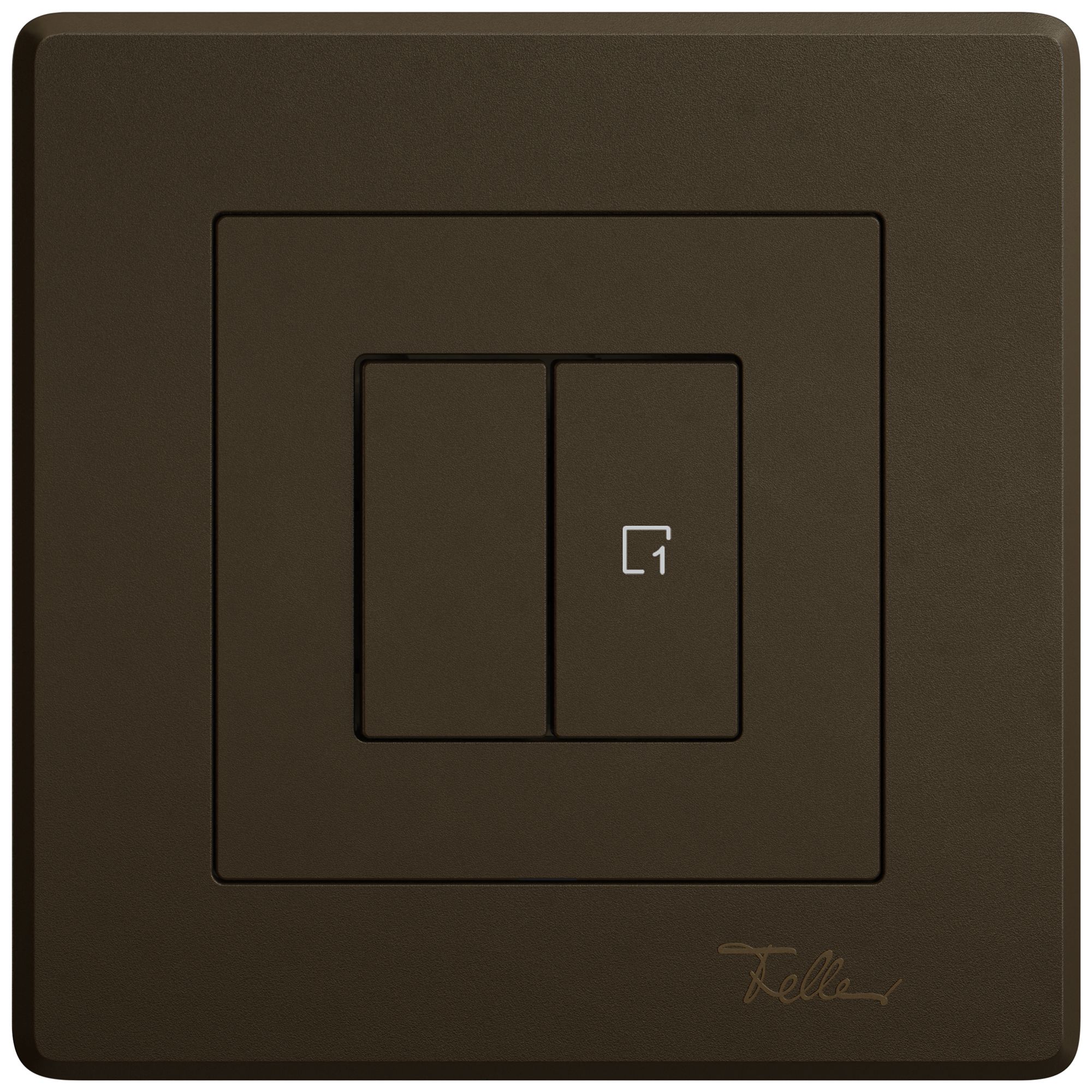 Interruttore a puls.INC EDIZIO.liv Wiser SNAPFIX® 1 canale 1 scena 2 tasti ma