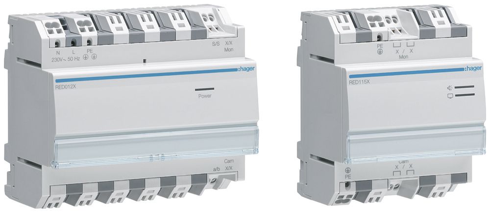 REG-Nebenstrang-Koppler Hager inkl.Strangversorgung, 2-Draht