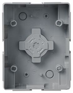 Scatola INC Siedle, materiale plastico, 100×132×50mm, grigio