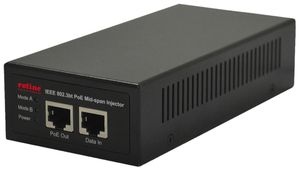 PoE Injektor ROLINE, 1×10/100/1000Mbit/s IN/OUT, max. 90W