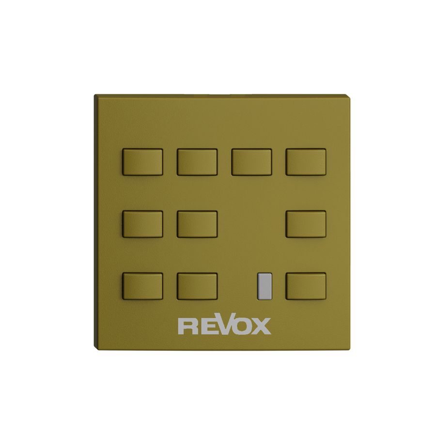 Kit montaggio EDIZIOdue F per Voxnet per stampa con 10 tast.&IR, olive