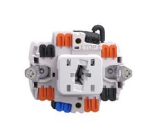 Einsatz Leuchtdruckschalter FH 3/3L KS, LED rot beleuchtet