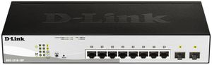 Switch D-Link DGS-1210-10P/E, 10-Port smart managed Layer2/3 Gigabit PoE+