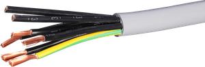 Steuerkabel LiYY 7×6mm² nummeriert grau